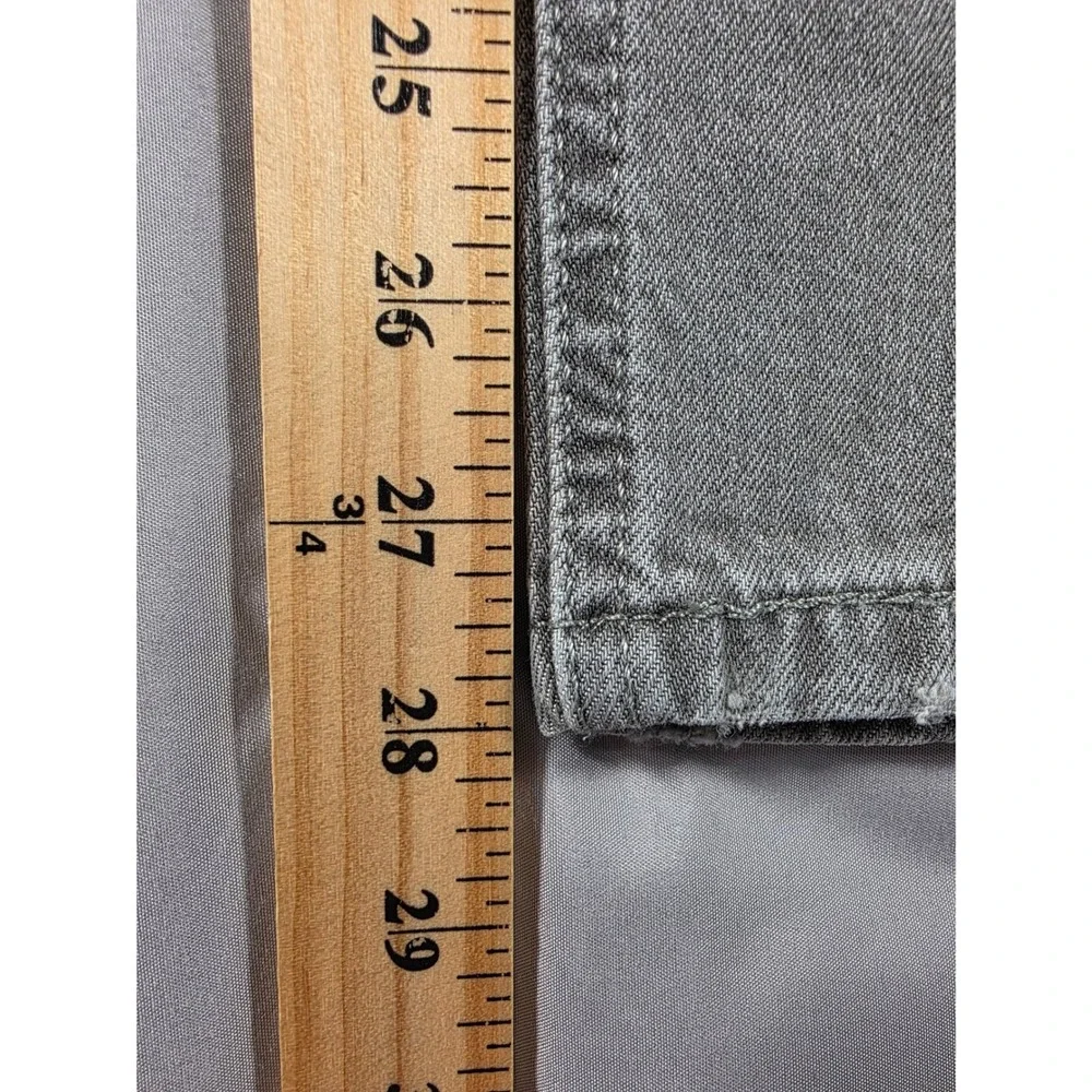 Levi's 531 Athletic Slim Jeans Mens 34x30 (Fits 34x28) Gray Distressed Denim